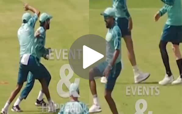 [Watch] Babar Azam's Hits Rizwan, Pokes Abrar Ahmed In PAK's Fun Training Session